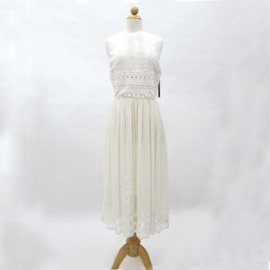Embroidered chiffon fabric lovely  dress